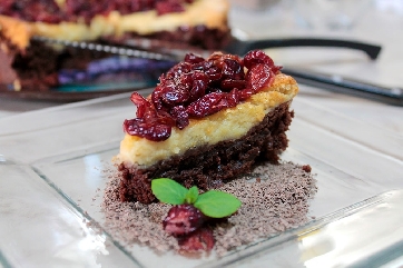 Postre de Pastel de Arándanos Finlandés