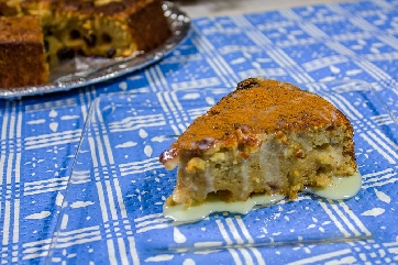 Postre de Tradicional Budín de Pan
