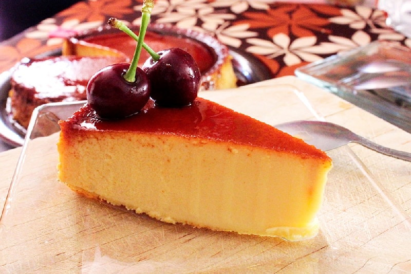 Postre de Flan de Rompope