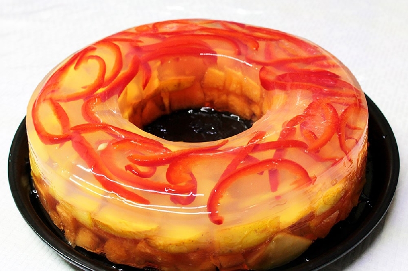 Postre de Gelatina de Frutas